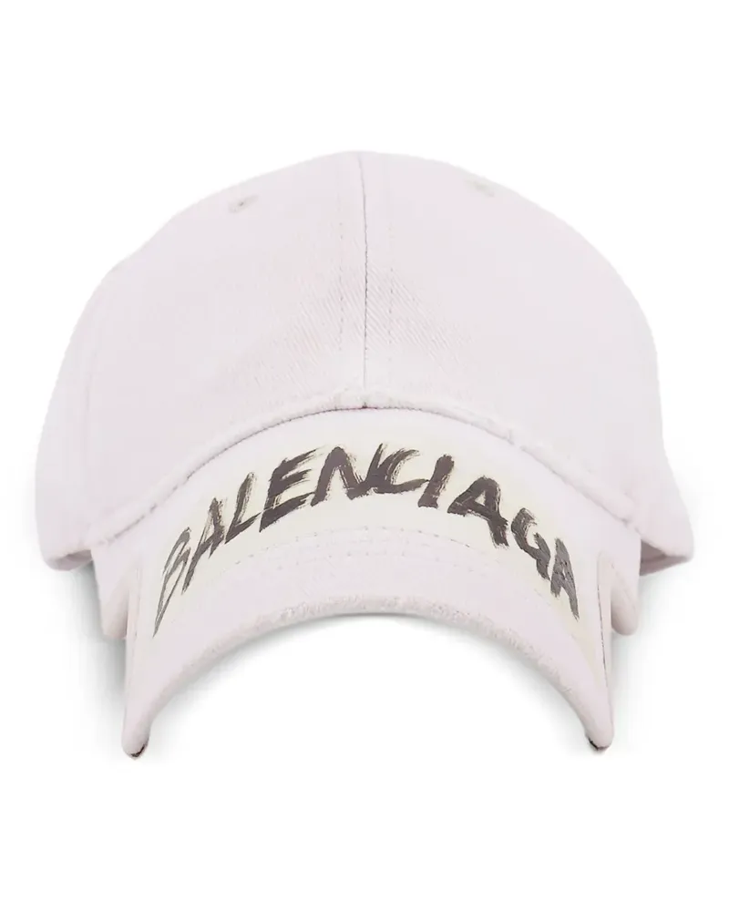Balenciaga Masking Tape cap - Weiß Weiß