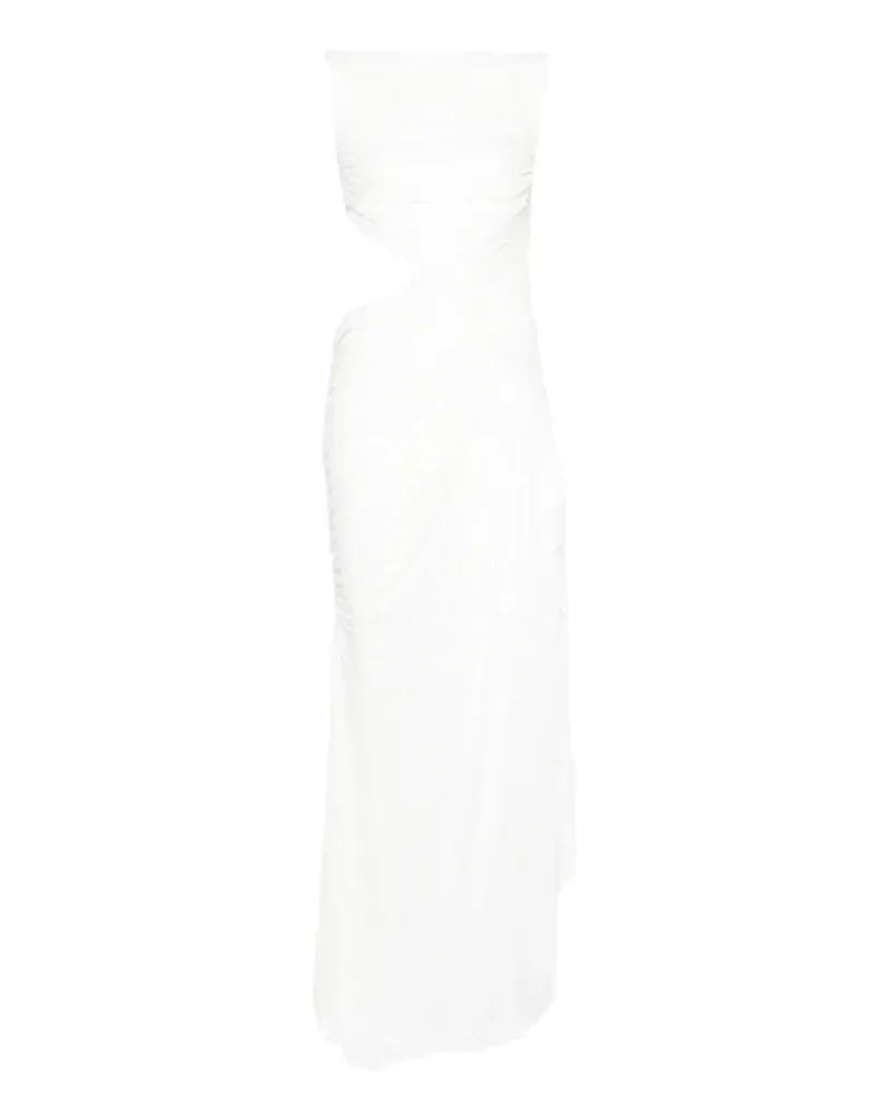 Christopher Esber Theia ruched cutout dress - Weiß Weiß