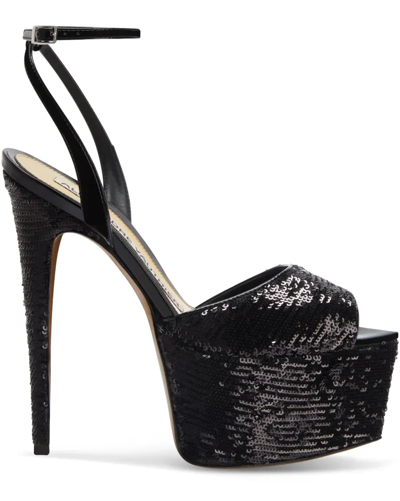 Alexandre Vauthier Sandalen mit Pailletten 160mm - Schwarz Schwarz