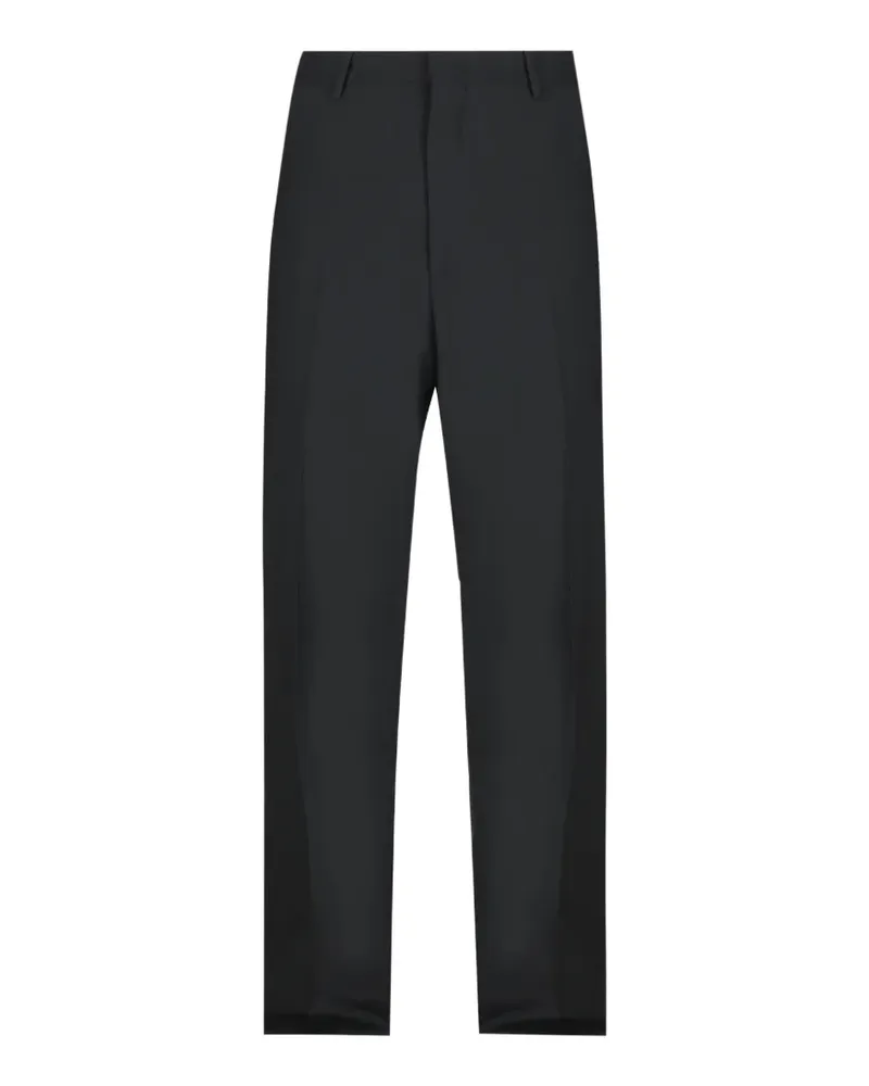 Tagliatore Klassische Hose mit Bügelfalten - Schwarz Schwarz