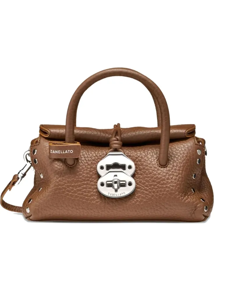 Zanellato Dotta Centauro Satchel-Tasche - Braun Braun