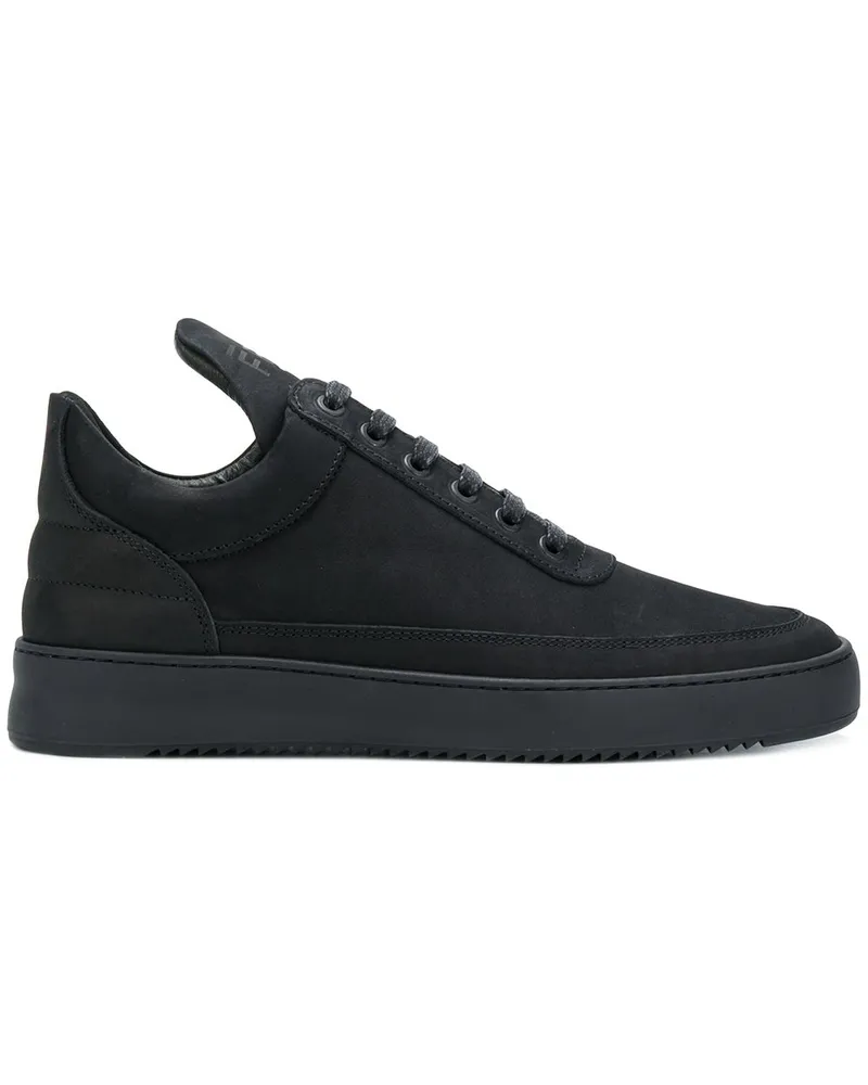 Filling Pieces Gesteppte Sneakers - Schwarz Schwarz