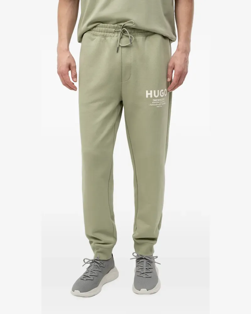 HUGO BOSS cotton sweatpants - Grün Grün