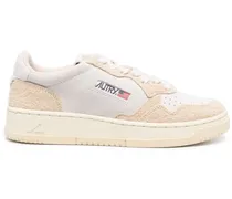 Sneakers mit Logo-Patch - Weiß