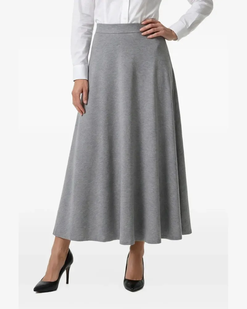 Brunello Cucinelli A-line midi skirt - Grau Grau