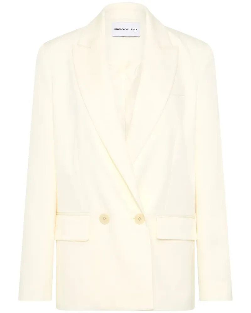 Rebecca Vallance Klassische Cabanjacke - Weiß Weiß