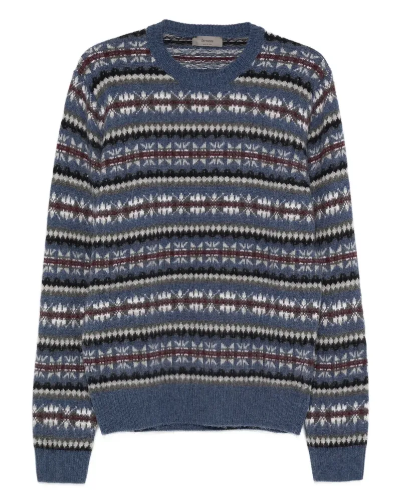 Ferrante Pullover mit Rundhalsausschnitt - Blau Blau