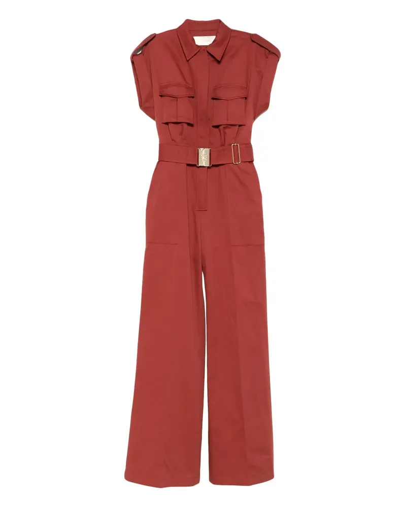 Elie Saab Jumpsuit aus Baumwolle - Rot Rot