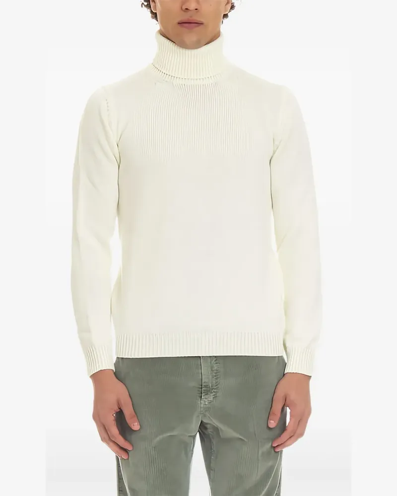 Roberto Collina Pullover mit Rollkragen - Weiß Weiß