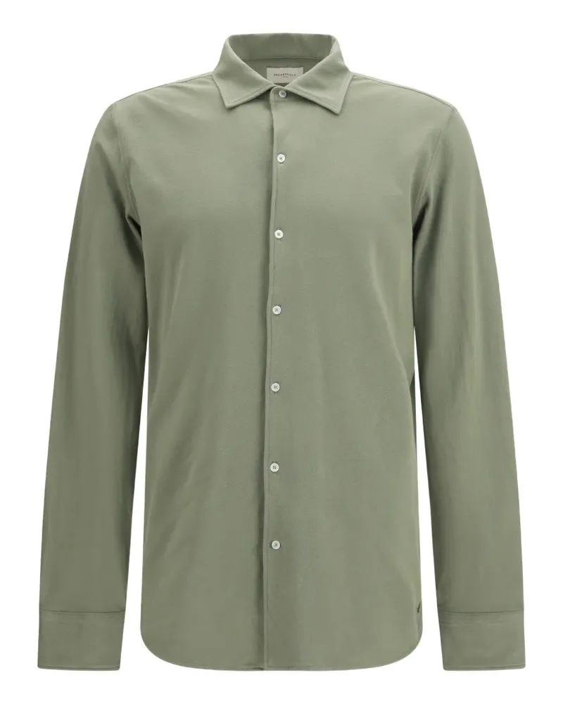 Brooksfield long-sleeve piqué shirt - Grün Grün