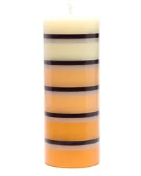 Missoni Home Gestreifte Kerze Orange