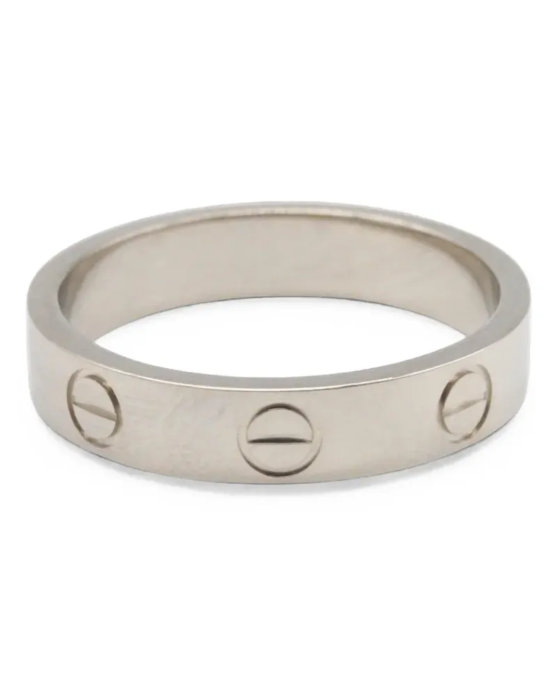 Cartier 2010s mini Love Ring - Silber Silber