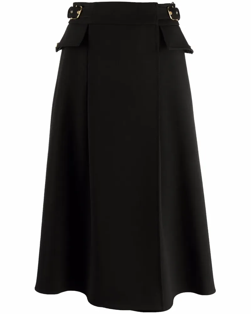 Elisabetta Franchi Rock mit Tasche - Schwarz Schwarz
