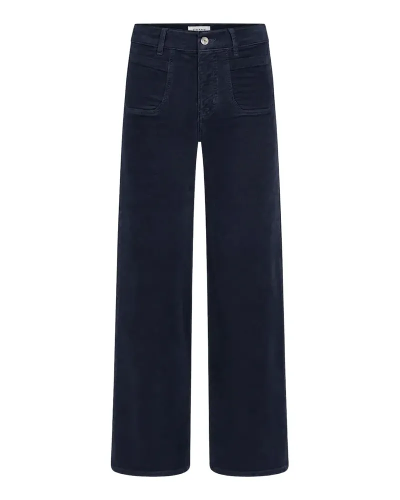 Frame Denim Le Slim Cordhose mit aufgesetzten Taschen - Blau Blau