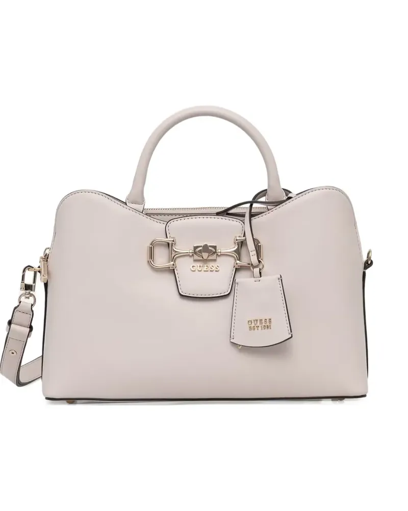 Guess Janie logo-plaque tote bag - Rosa Rosa