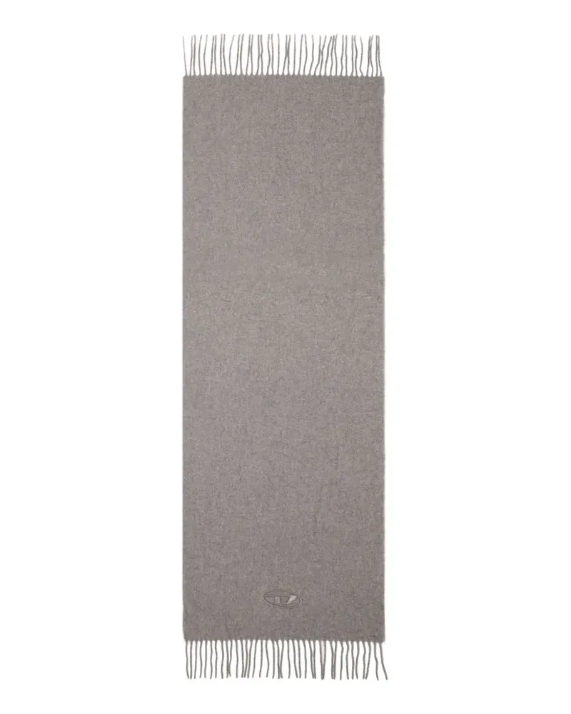 Diesel S-Imon-D-Long logo scarf - Grau Grau