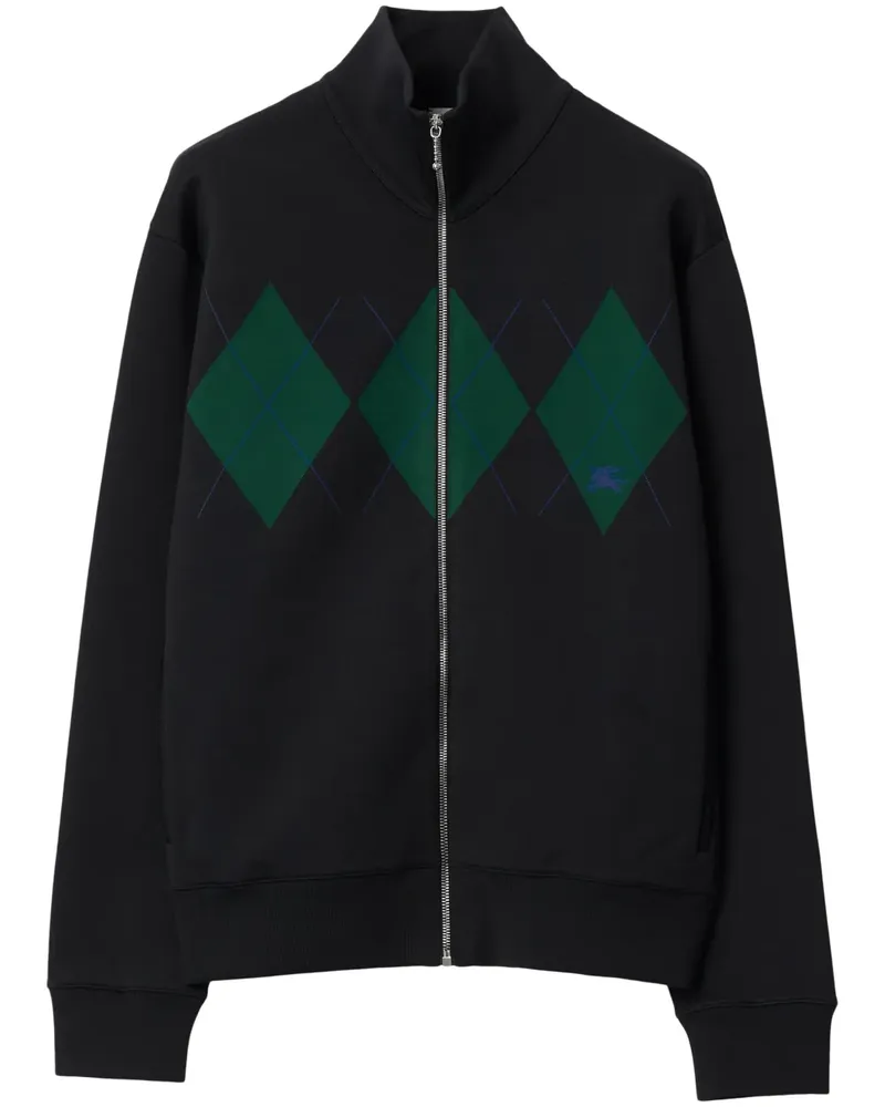 Burberry Argyle-Sportjacke mit EKD-Stickerei - Schwarz Schwarz
