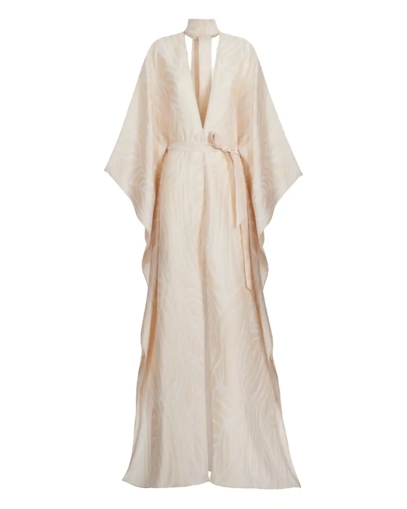 Taller Marmo Completely OOO tie-neck maxi dress - Nude Nude