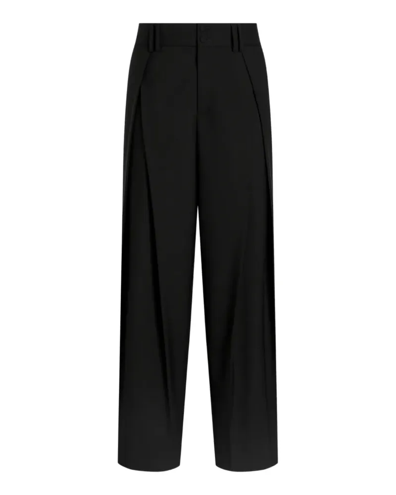 Dolce & Gabbana Panama Hose aus Wolle - Schwarz Schwarz