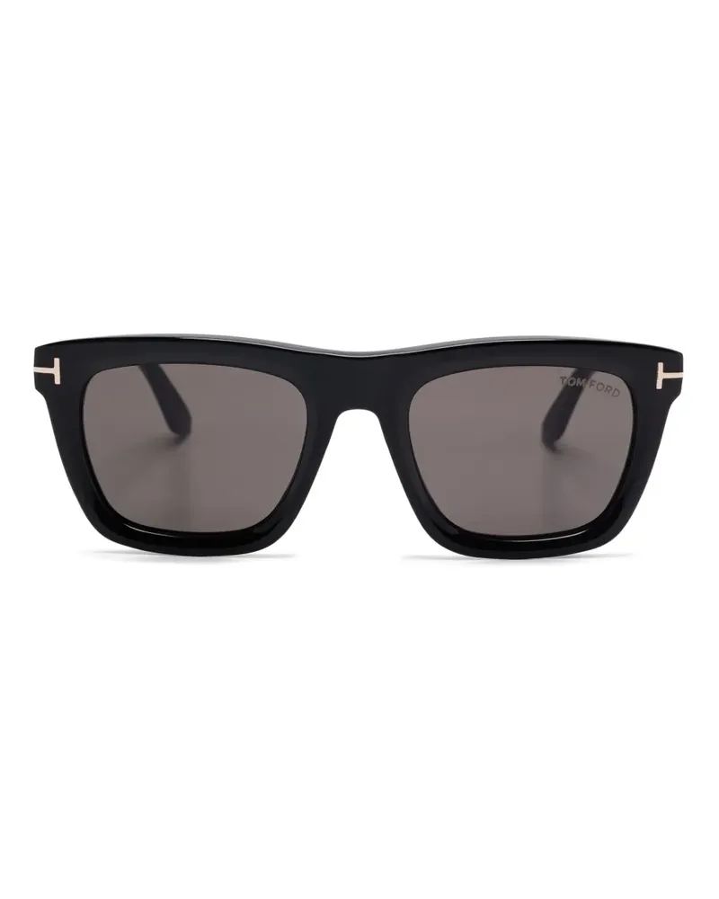 Tom Ford Sonnenbrille mit eckigem Gestell - Schwarz Schwarz