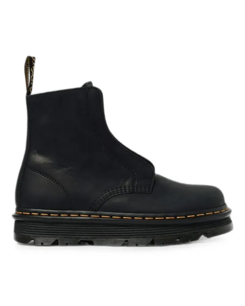 Dr.Martens Zebzag Laceless leather ankle boots - Schwarz Schwarz