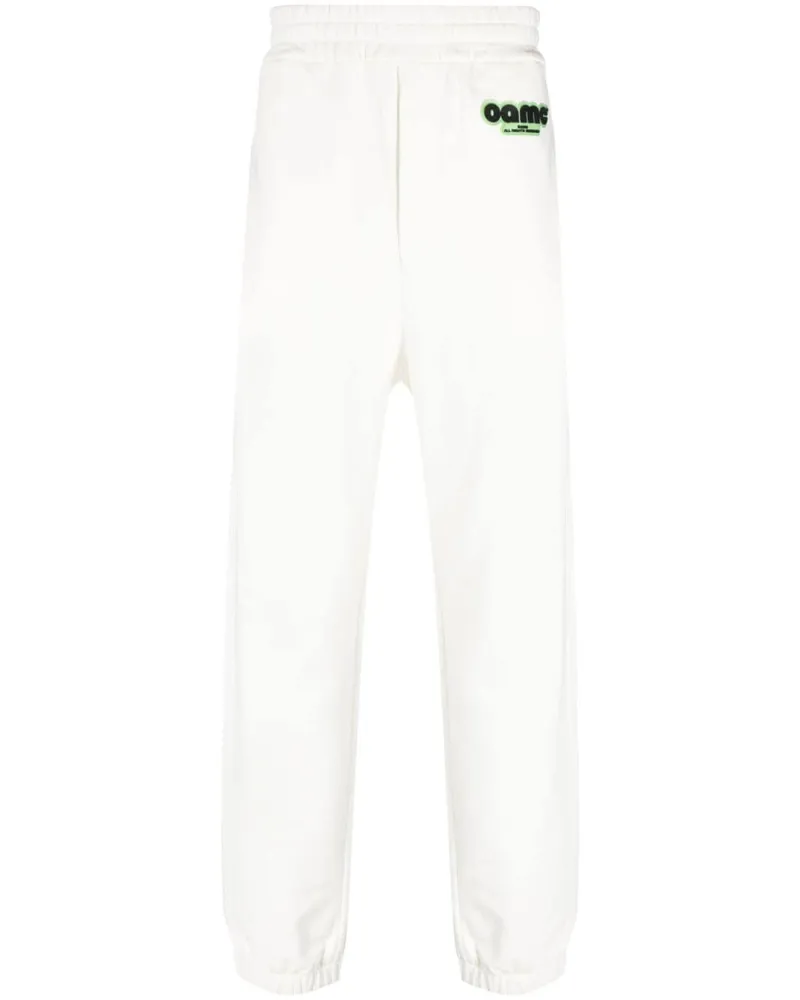 OAMC Jogginghose mit Logo-Patch - Weiß Weiß
