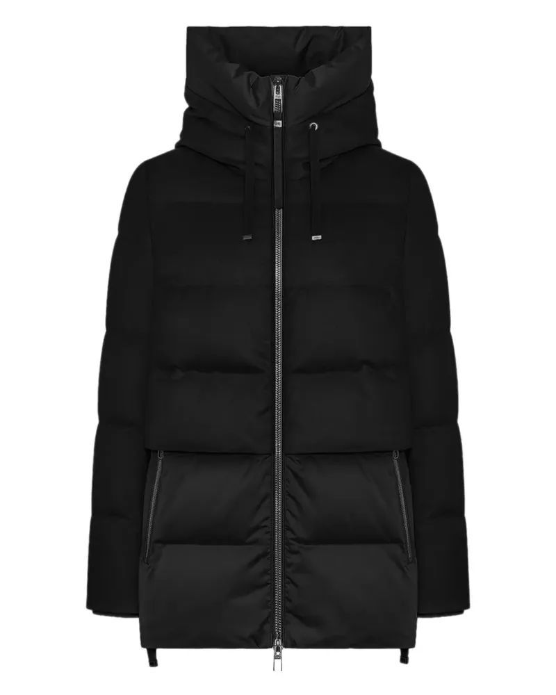 DUNO padded coat - Schwarz Schwarz