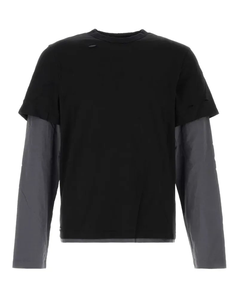 GIMAGUAS Ricardo T-Shirt im Layering-Look - Schwarz Schwarz