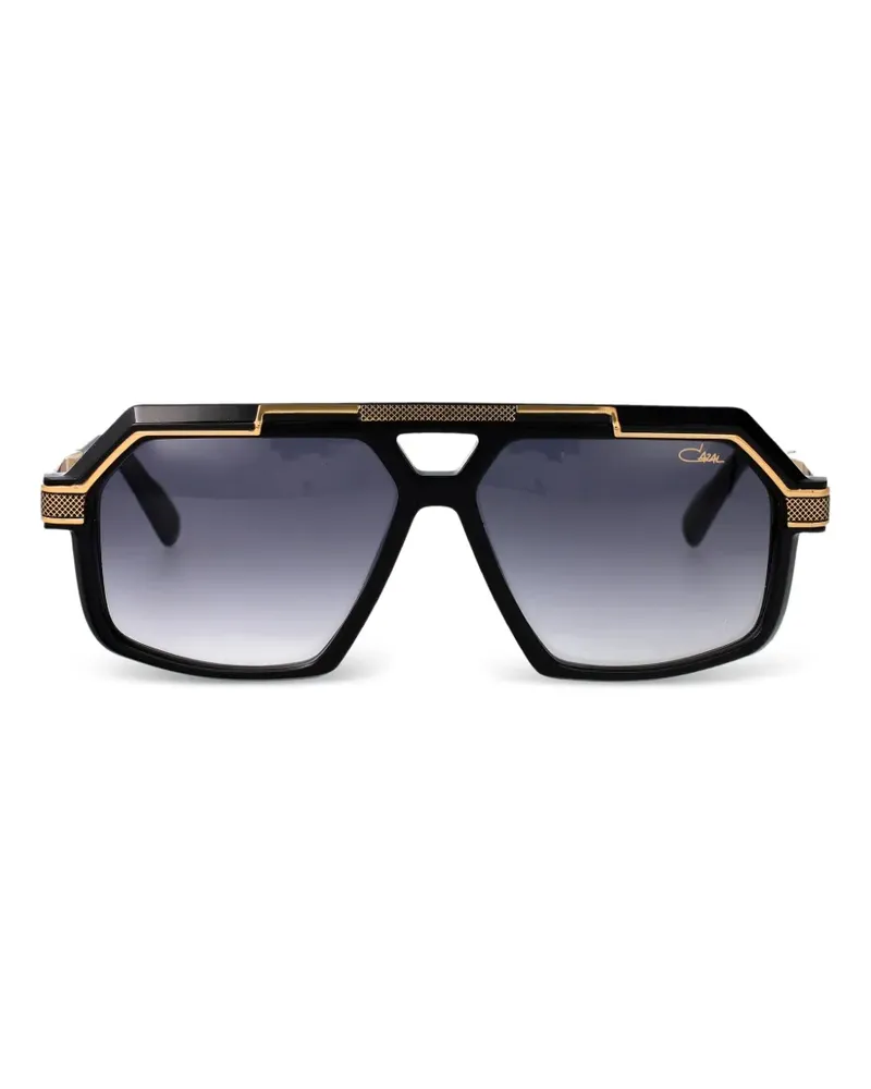 CAZAL geometric-frame sunglasses - Schwarz Schwarz