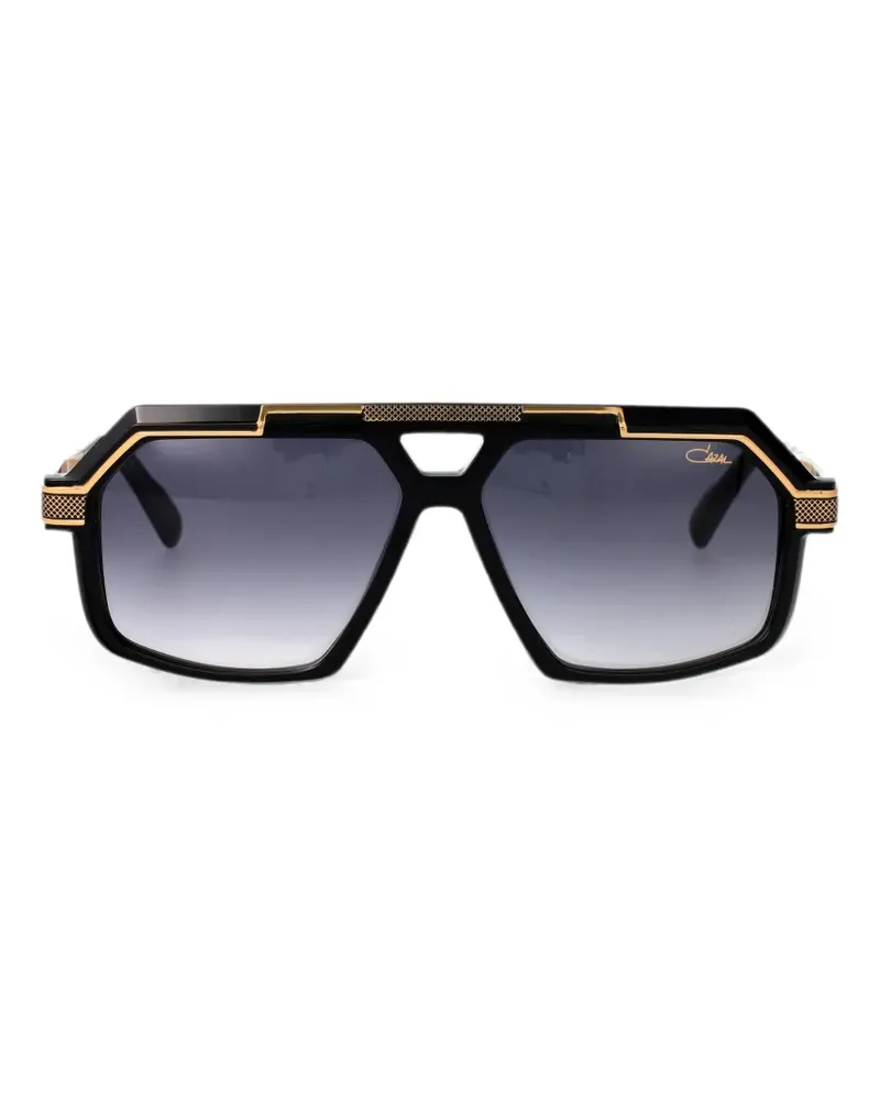 CAZAL geometric-frame sunglasses - Schwarz Schwarz