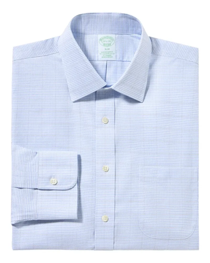 Brooks Brothers x Thomas Mason Hemd - Blau Blau