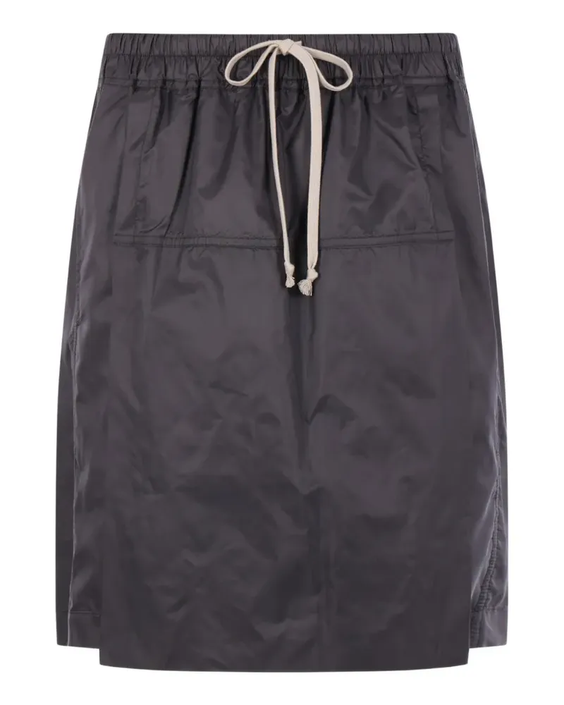 Moncler x Rick Owens Shorts mit Logo-Patch - Schwarz Schwarz