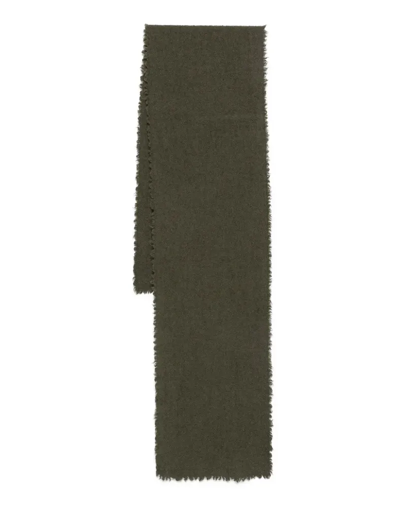 Faliero Sarti Schal mit Fransen - Grün Grün
