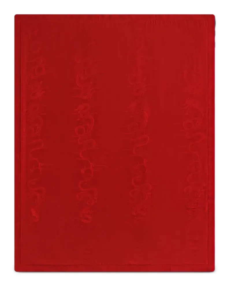 Shanghai Tang Decke mit Drachen - Rot Rot