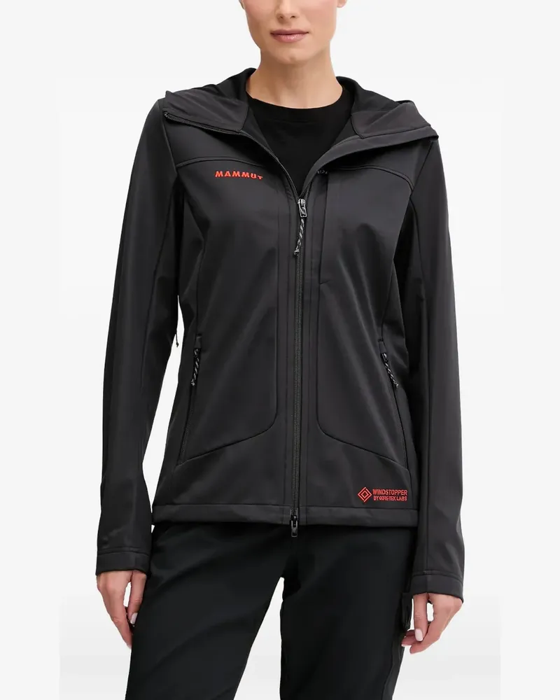 Mammut Ultimate VIII SO Kapuzenjacke mit Reißverschluss - Schwarz Schwarz