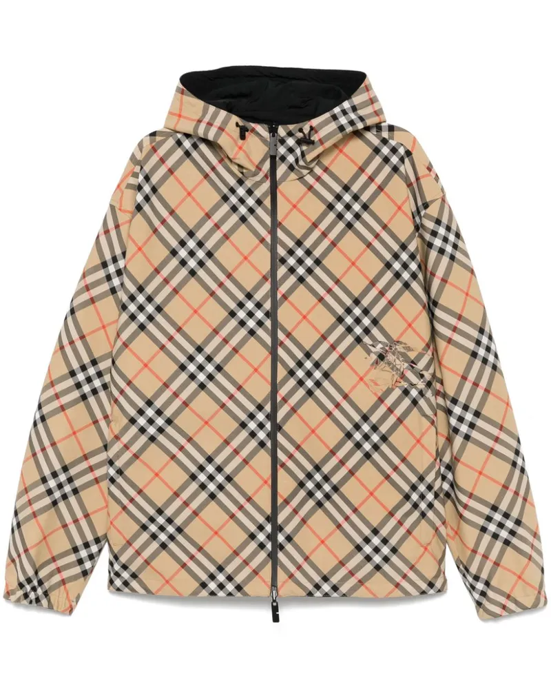 Burberry Wendbare Jacke mit Vintage Check-Muster - Nude Nude