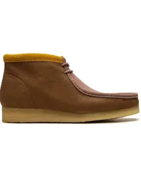 Clarks Wallabee Stiefel aus Nubukleder Braun