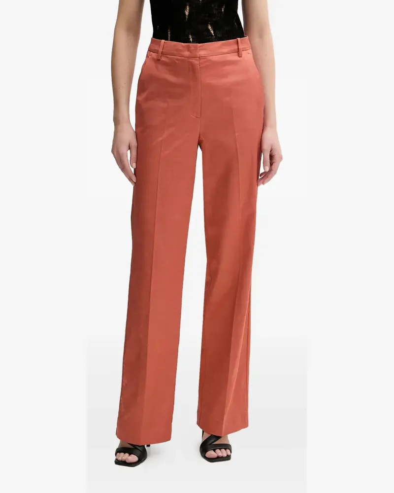 Pinko Hose mit weitem Bein - Rosa Rosa