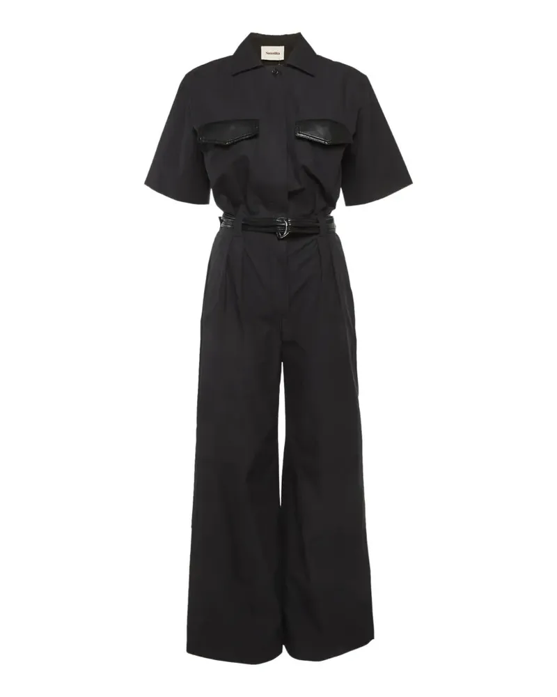 Nanushka Fabienne wide-leg jumpsuit - Schwarz Schwarz
