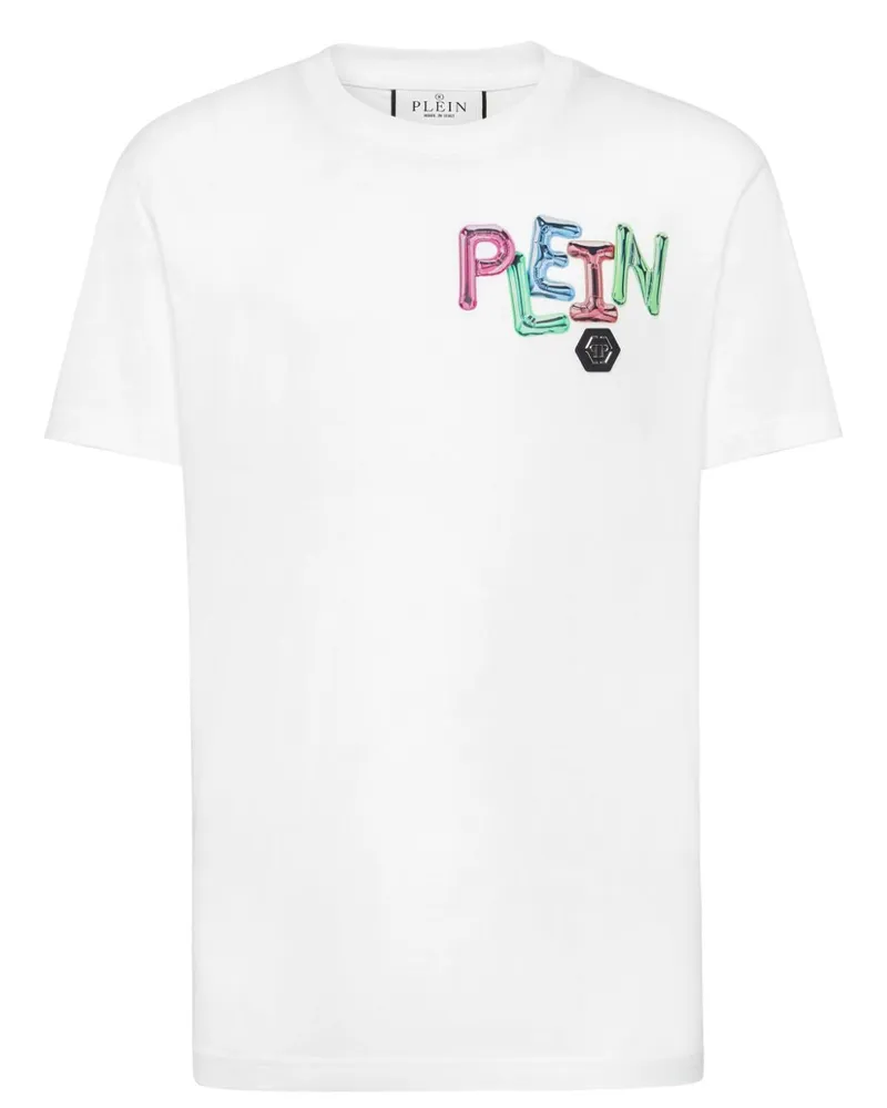 Philipp Plein T-Shirt mit Logo-Print - Weiß Weiß