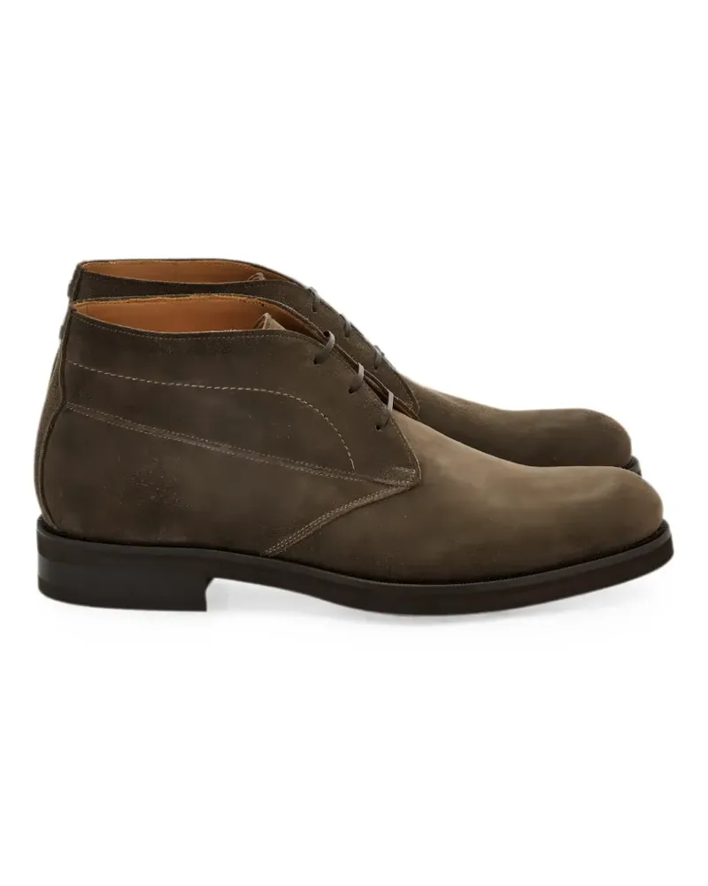 Ferragamo Settimo lace-up ankle boots - Braun Braun