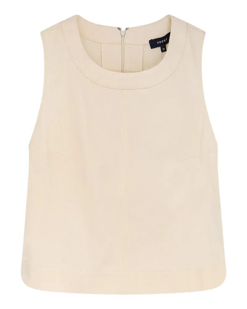 Soeur Top mit rundem Ausschnitt - Nude Nude