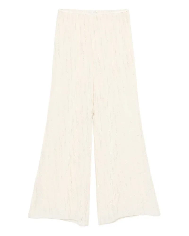 forte_forte Hose mit weitem Bein - Nude Nude