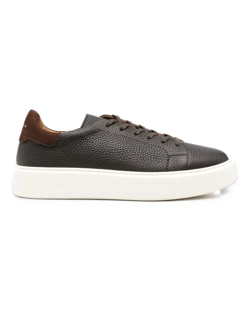 Henderson pebbled leather sneakers - Braun Braun