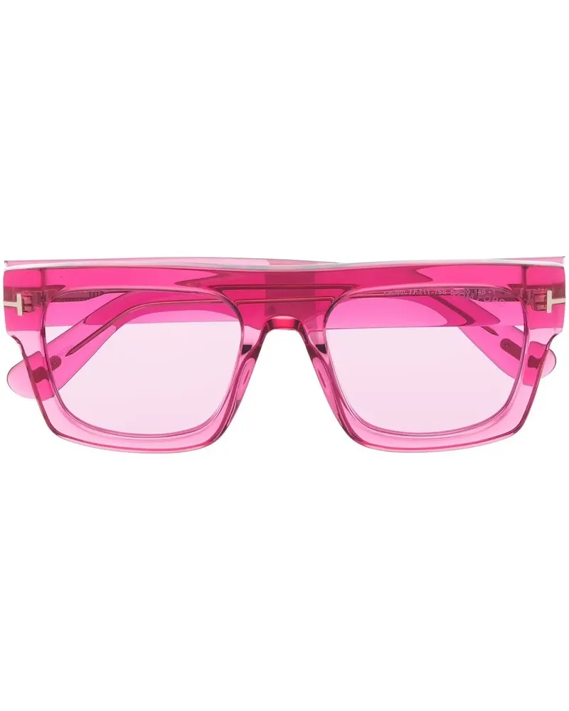 Tom Ford Transparente Sonnenbrille - Rosa Rosa