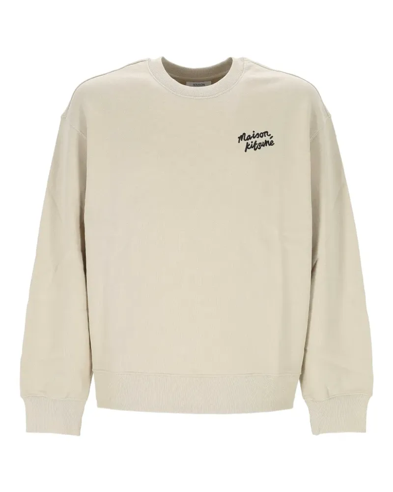 Kitsuné Sweatshirt mit Logo - Nude Nude