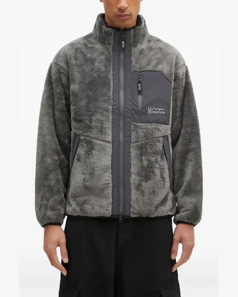 Manastash zip-up fleece jacket - Grau Grau