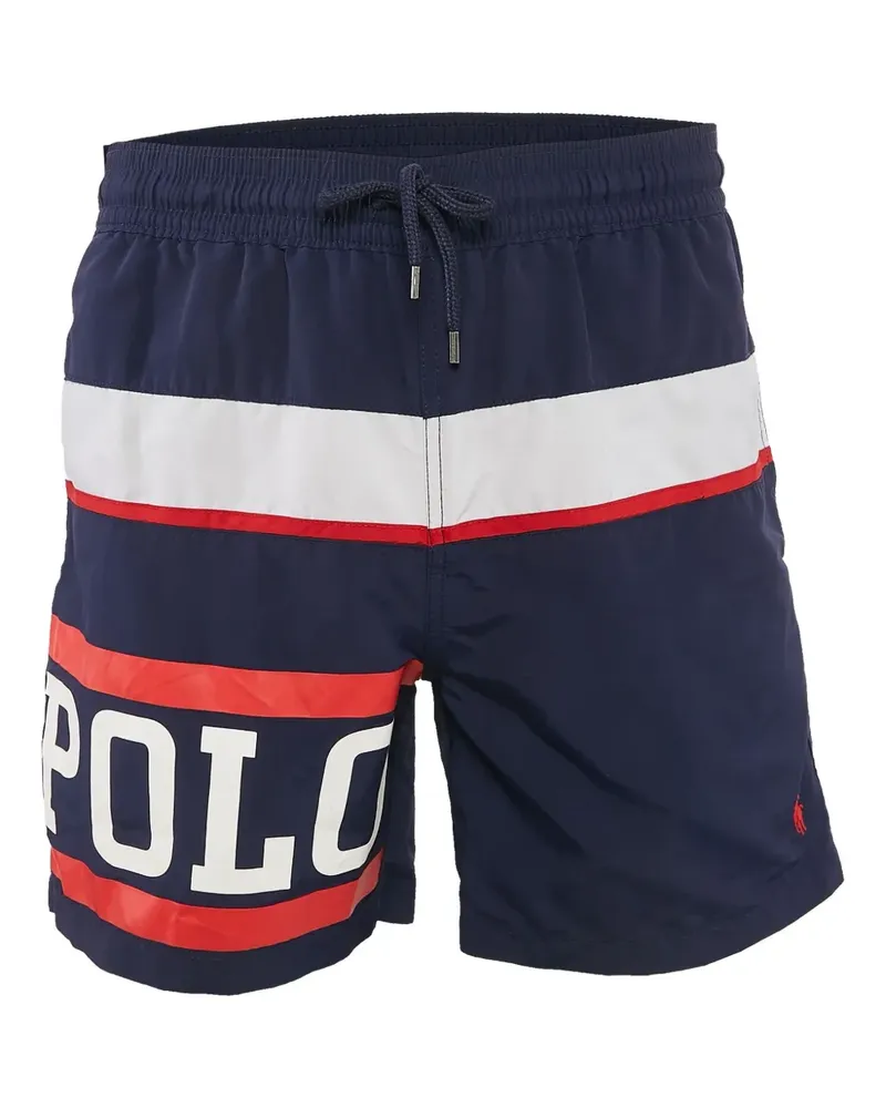 Ralph Lauren Badeshorts mit Logo-Print - Blau Blau