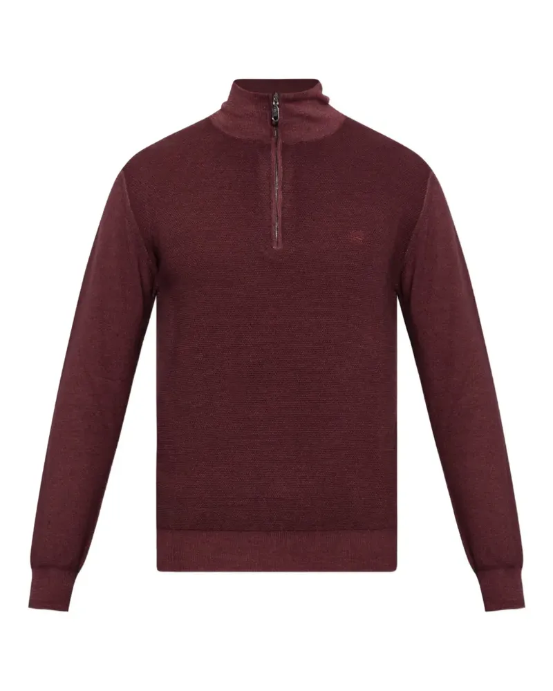 Etro Pullover mit kurzem Reißverschluss - Rot Rot