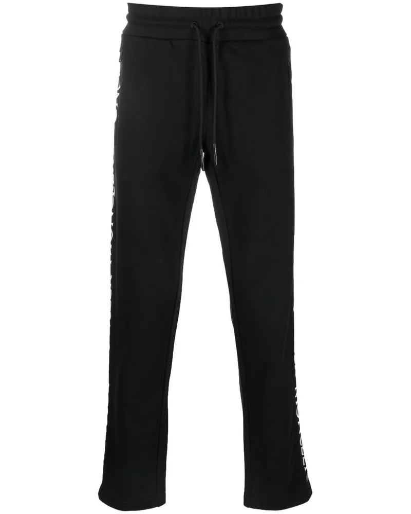 Moncler Jogginghose mit Logo-Print - Schwarz Schwarz